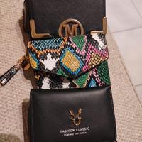 tre mini borsellini donna