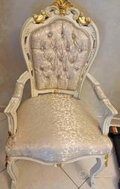 Poltrona stile barocco 