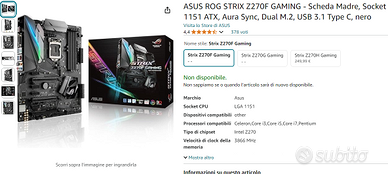 ASUS ROG STRIX Z270F GAMING