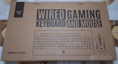 Kit Gaming Tastiera e Mouse Led Rgb (nuova)