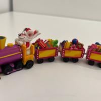 Diddl Santa Claus Christmas train vintage
