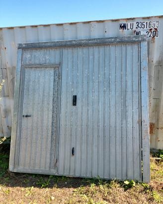 serranda basculante con porta