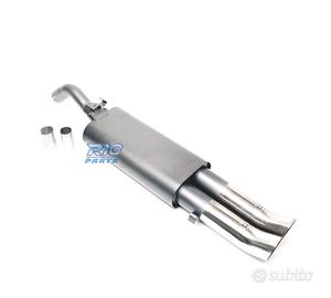 SILENZIATORE DI SCARICO PER VOLKSWAGEN VW GOLF II 