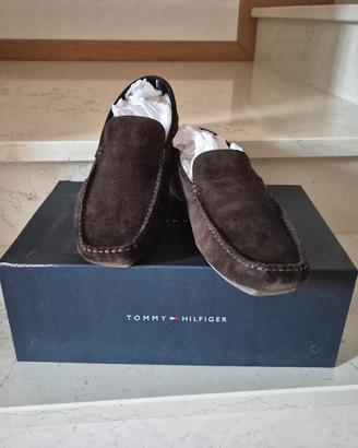 Mocassini da uomo marroni Tommy Hilfiger n⁰42