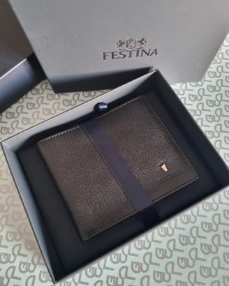 portafogli uomo vera pelle Festina