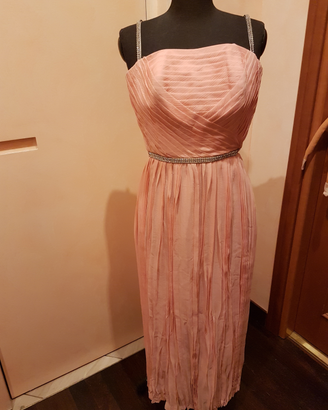 Abito da sera vintage rosa