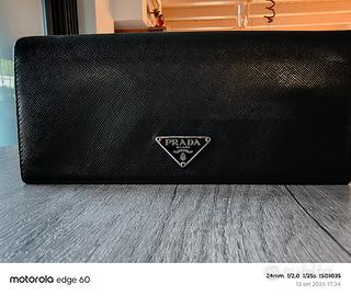 portafoglio donna prada