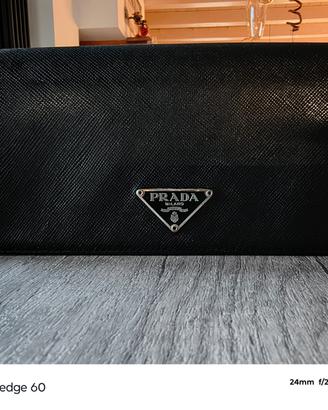 portafoglio donna prada