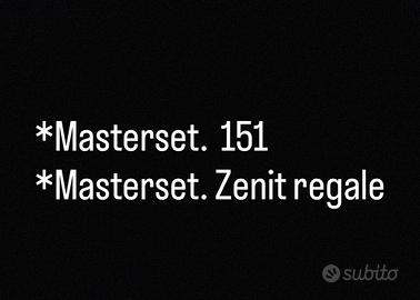 N2 masterset 151 e Zenit regale