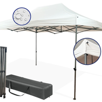 Gazebo Impermeabile Richiudibile 3x4.5 mt