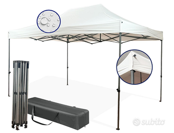 Gazebo Impermeabile Richiudibile 3x4.5 mt
