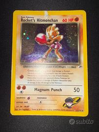 Rocket's Hitmonchan Holo Gym Heroes 11/132