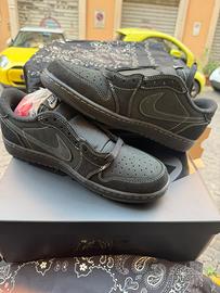 Jordan 1 x travis scott low “black panther”