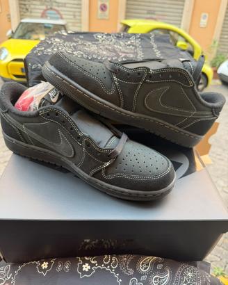 Jordan 1 x travis scott low “black panther”