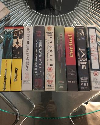 VHS Musicali n.33 pezzi rari perfette