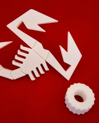 Scorpione 3D posteriore  per estrattore 500 Abarth