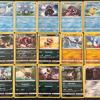 Lotto carte Pokemon  set Sole e Luna