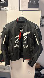 Giacca moto in pelle alpinestar GP plus V4