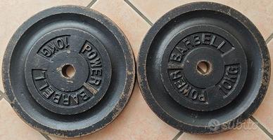 2 Dischi in ghisa da 10kg