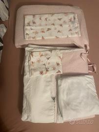 Completo lettino rosa e Doudou Bamboom