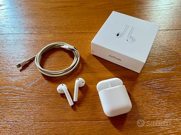 Cuffie Apple AirPods 2a generazione originali