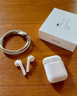 Cuffie Apple AirPods 2a generazione originali