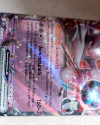 Carta Pokemon Mewto ex del team Rocket 081 182
