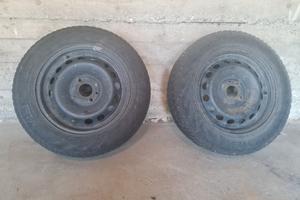 Gomme + cerchi 165/70 R14