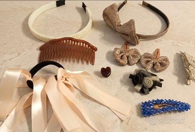 Lotto Accessori Capelli Cerchietti Pinze Forcine