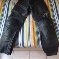 pantaloni in pelle moto Alpinestar