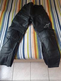 pantaloni in pelle moto Alpinestar
