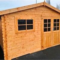 CASETTA IN LEGNO 410x380x247h cm SENZA PAVIMENTO