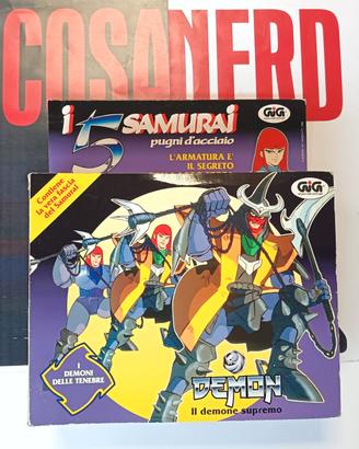 I 5 Samurai pugni d'acciaio Samurai Troopers Demon