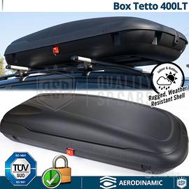 Box Tetto 400Lt per SEAT Portabagagli OMOLOGATO