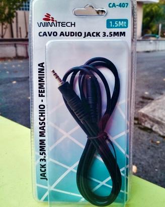 WIMITECH CA-407 CAVO AUDIO JACK 3.5MM M/F 1.5MT