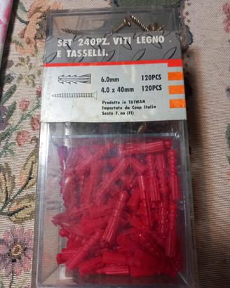 Set viti legno e tasselli