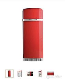 frigorifero kitchenaid icon design rosso sigilato 