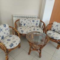 Set da giardino in bambù