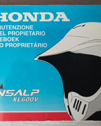 libretto uso e manutenzione Honda XL600 V Transalp