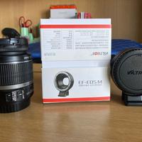 Convertitore Obiettivi EF/EF-S a Canon EOS M