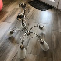 Lampadario + 2 lampade da comodino