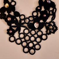 Collana fatta a mano all uncinetto 