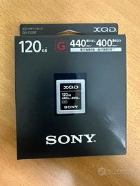 SCHEDA MEMORIA SONY XQD 120 GB G