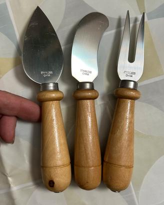 Set 3 coltelli da formaggio