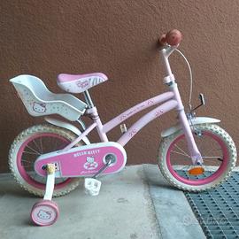 bici bimba 4/5 anni + seggiolino bici