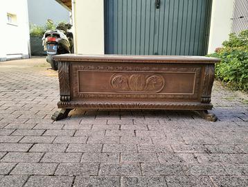 Cassapanca legno vintage