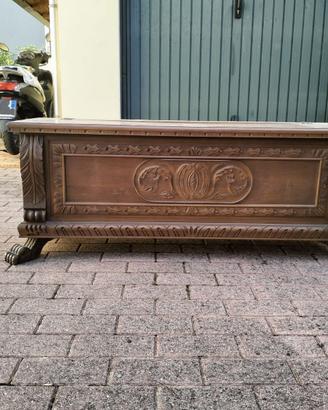 Cassapanca legno vintage