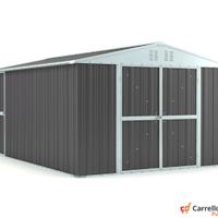 Box capanno acciaio lamiera 327x459 grigio scuro