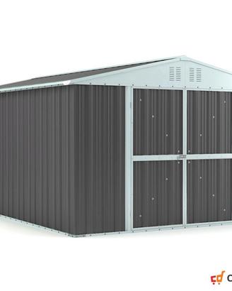 Box capanno acciaio lamiera 327x459 grigio scuro