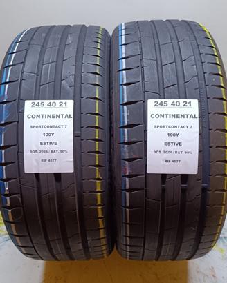 2 GOMME 245 40 21 CONTINENTAL 2024 RIF4577